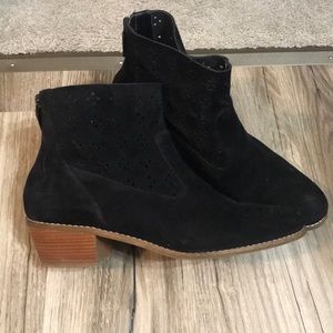 Black ankle booties